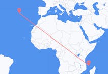 Flyreiser fra Moroni, Komorene til Horta, Azorene, Portugal