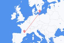 Flights from Bornholm, Denmark to Toulouse, France