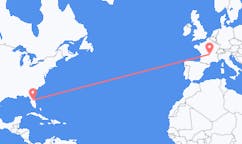 Flyrejser fra Orlando, USA til Clermont-Ferrand, Frankrig