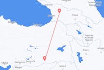 Vluchten van Koetaisi, Georgië naar Mardin, Turkije