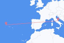 Flights from Corvo Island, Portugal to Pescara, Italy