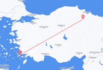 出发地 土耳其从 卡拉穆斯塔法帕夏目的地 希腊科斯岛的航班