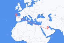 Flyreiser fra Riyadh, til La Coruña