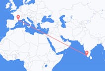 Рейсы из Кочи, Индия в Аспиран, Франция