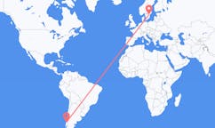 Flights from Valdivia, Chile to Linköping, Sweden