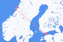 Lennot Rørvikistä Tallinnaan