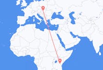 Flyg från Mount Kilimanjaro, Tanzania till Budapest, Ungern