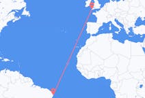 Flights from Recife, Brazil to Newquay, England