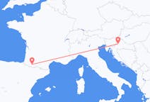 Flights from Lourdes, France to Zagreb, Croatia