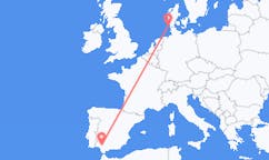 Flyg från Westerland, Tyskland till Sevilla, Spanien