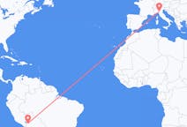 Flyrejser fra La Paz, Bolivia til Reggio Emilia, Italien
