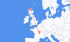 Flyrejser fra Clermont-Ferrand til Inverness