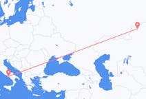 Flyrejser fra Kostanay, Kasakhstan til Napoli, Italien