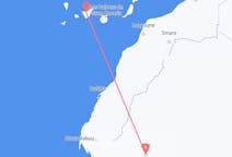 Vols d’Atar, Mauritanie vers Santa Cruz de Ténérife, Espagne