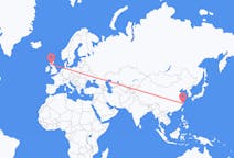 Flyg från Taizhou, Jiangsu, Kina till Glasgow, Skottland