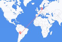 Flyg från San Salvador de Jujuy, Argentina till Berlin, Maryland, Tyskland