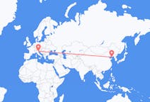 Flyrejser fra Dalian, Kina til Venedig, Italien