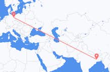 インド、 ドゥルガプールから、インド、ベルリンへ行きのフライト