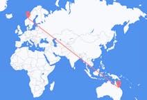 Рейсы из Моранбы, Австралия в Тронхейм, Норвегия