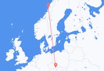 Flights from Sandnessjøen to Brno