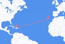 Flyg från Puerto Plata, Dominikanska republiken till Funchal, Portugal