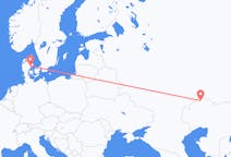 出发地 哈萨克斯坦烏拉爾目的地 丹麦奥胡斯的航班