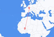 Flights from Ouagadougou, Burkina Faso to Basel, Switzerland