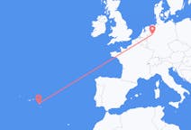 Flyreiser fra Münster, til Ponta Delgada