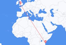 Flights from Pemba Island, Tanzania to Bristol, England