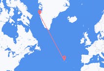 Flyrejser fra Terceira, Portugal til Sisimiut, Grønland