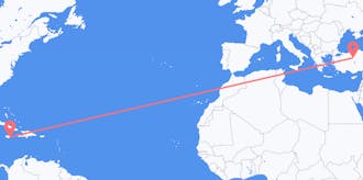 Flights from Jamaica to Turkey