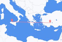Flights from Isparta, Turkey to Palermo, Italy