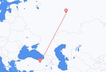 Flights from Izhevsk, Russia to Erzincan, Turkey