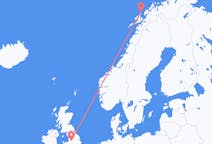 Flights from Andenes, Norway to Manchester, the United Kingdom