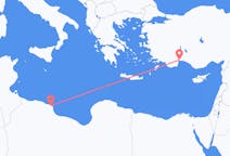 Vols de Misurata pour Antalya
