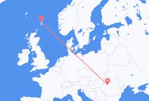 Fly fra Shetland Islands til Cluj-Napoca