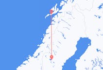 Fly fra Svolvær til Östersund