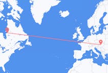 Flyg från Kuujjuarapik, Kanada till Budapest, Ungern