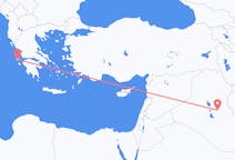 Vols de Bagdad, Irak à Céphalonie, Grèce