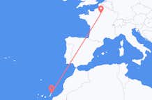 Flyg från Lanzarote, Spanien till Paris, Frankrike