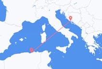 Flyrejser fra Jijel til Split
