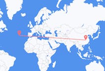 Flyreiser fra Wuhan, Kina til Terceira, Portugal