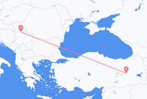 Flyrejser fra Bingol, Tyrkiet til Beograd, Serbien