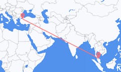 Flights from Narathiwat Province, Thailand to Bursa, Turkey