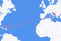 Flights from Cockburn Town, Turks & Caicos Islands to Brindisi, Italy