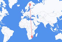 Flyrejser fra Margate, KwaZulu-Natal, Sydafrika til Karleby, Finland
