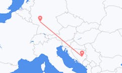 Flug frá Mannheim, Þýskalandi til Sarajevo, Bosníu og Hersegóvínu