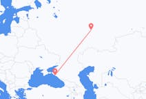 Flüge von der Stadt Nischnekamsk in die Stadt Gelendzhik