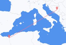 出发地 摩洛哥从乌季达出发飞往波斯尼亚和黑塞哥维那塞拉耶佛的航班