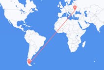 Flyg från Punta Arenas, Chile till Iași, Rumänien